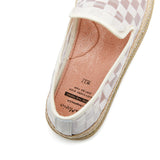 Load image into Gallery viewer, JOY&amp;MARIO Handmade Women’s Slip-On Espadrille Mesh Loafers Flats in Apricot-69231W