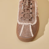 Load image into Gallery viewer, JOY&amp;MARIO Women&#39;s Slip-on Cow Suede Loafers in Camel-69260W