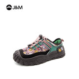Joy&mario Women’s Lace-up Leather Outdoor Shoes -65910W