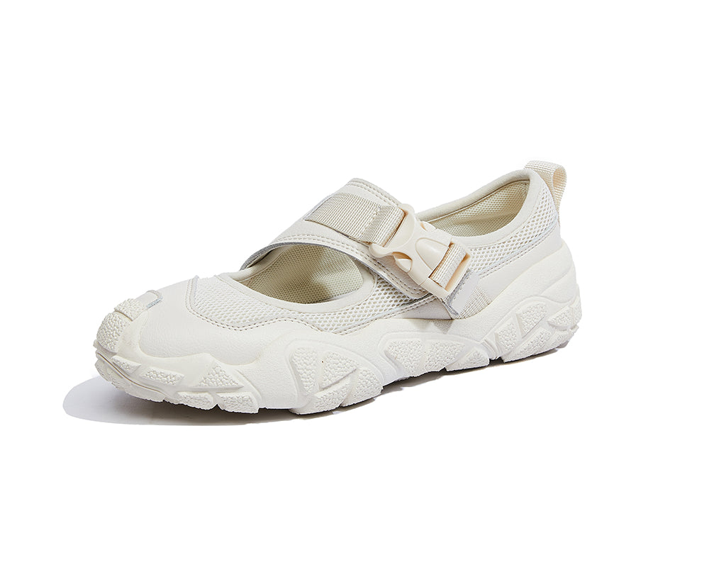 JOY&MARIO Women’s Slip-On Action Lether  Loafers in Ivory-30563W
