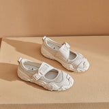 Load image into Gallery viewer, JOY&amp;MARIO Women’s Slip-On Action Lether  Loafers in Ivory-30563W