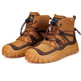 JOY&MARIO Women's Leather Slip-on Boots in Camel-65977W