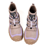 JOY&MARIO Women's Leather Slip-on Boots in Camel-65977W
