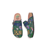 Women’s Slip-On Logo Fabric Birken Mule Slippers Shoes-77221W