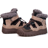 Load image into Gallery viewer, JOY&amp;MARIO Women&#39;s Cow Suede Slip-on Boots in Coffee-65936W