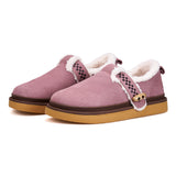 Load image into Gallery viewer, JOY&amp;MARIO Women&#39;s Cow Suede Slip-on Boots in Purple-58127W