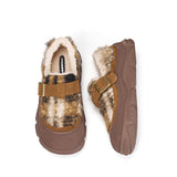 Load image into Gallery viewer, JOY&amp;MARIO Women&#39;s Fur and Cow Suede Slip-on Boots in Camel-65926W