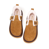 Load image into Gallery viewer, JOY&amp;MARIO Women&#39;s Cow Suede Slip-on Boots in Camel-58127W