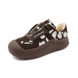 JOY&MARIO Women's Leather Slip-on Boots in Camel-66092W