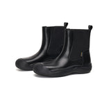 Load image into Gallery viewer, JOY&amp;MARIO Women&#39;s Action Leather Slip-on Boots in Black-87711W