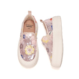 Load image into Gallery viewer, JOY&amp;MARIO Women’s Slip-On Seqins Mesh Platform in Pink-87912W