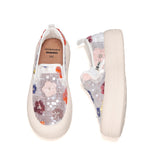 Load image into Gallery viewer, JOY&amp;MARIO Women’s Slip-On Seqins Mesh Platform in White-87912W