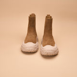 Load image into Gallery viewer, JOY&amp;MARIO Women&#39;s Cow Suede Slip-on Boots in Camel-65581W