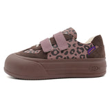 Women's Fur and Cow Suede Lace-up Leopards Sneakers-87980W