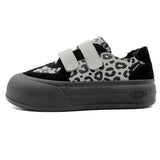 Women's Fur and Cow Suede Lace-up Leopards Sneakers-87980W