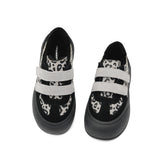 Women's Fur and Cow Suede Lace-up Leopards Sneakers-87980W