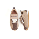 Women’s Lace-up Slip-on Cow Suede Tennis Sneaker-73132W