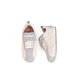 Women’s Lace-up Slip-on Cow Suede Tennis Sneaker-73132W