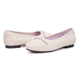 Women’s Lace-up Slip-on Leather Flat Shoes-79127W