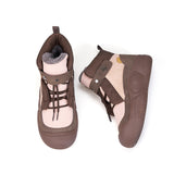 Load image into Gallery viewer, JOY&amp;MARIO Women&#39;s Cow Suede Slip-on Boots in Coffee-65937W