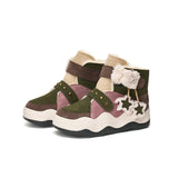 Load image into Gallery viewer, JOY&amp;MARIO Women&#39;s Cow Suede Snow Short Boots in Pink-87803W