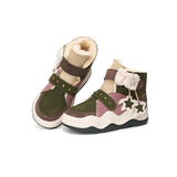 Load image into Gallery viewer, JOY&amp;MARIO Women&#39;s Cow Suede Snow Short Boots in Pink-87803W