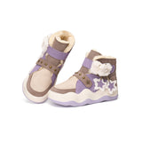 Load image into Gallery viewer, JOY&amp;MARIO Women&#39;s Cow Suede Snow Short Boots in Purple-87803W