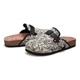 Women’s Slip-On Fabric Mule Birken Slippers Shoes-77235W