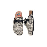 Load image into Gallery viewer, JOY&amp;MARIO Women’s Slip-On Fabric Birken Shoes in Black-77235W