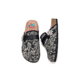 Load image into Gallery viewer, JOY&amp;MARIO Women’s Slip-On Fabric Birken Shoes in Black-77235W