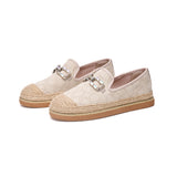 Handmade Women’s Slip-On Espadrille Fabric Loafers Flats-69277W