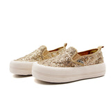 Load image into Gallery viewer, JOY&amp;MARIO Women’s Slip-On  Sequins Mesh Platform in Gold-87928W