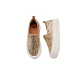 Load image into Gallery viewer, JOY&amp;MARIO Women’s Slip-On  Sequins Mesh Platform in Gold-87928W