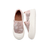 JOY&MARIO Women’s Slip-On Seqins Mesh Platform in Pink-65875W