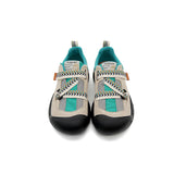 Load image into Gallery viewer, JOY&amp;MARIO Women’s Cow Suede and Fabric Loafers in Green-65306W