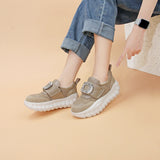 Joy&mario Women’s Slip-on  Mesh Platform Walking Shoes-22335W