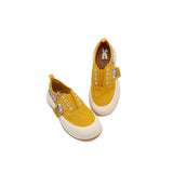 Load image into Gallery viewer, JOY&amp;MARIO Women’s Slip-on Fabric Loafers in Yellow-87729W