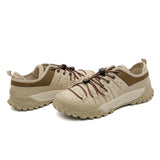 Load image into Gallery viewer, JOY&amp;MARIO Casual Men&#39;s Fabric Platform shoes in Khaki-65657M