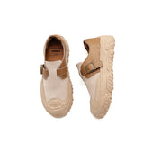 Load image into Gallery viewer, JOY&amp;MARIO Women’s Slip-on Cow Suede and Action Leather Loafers in Camel-65690W
