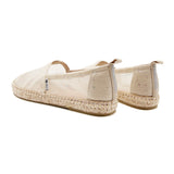 Load image into Gallery viewer, JOY&amp;MARIO Handmade Women’s Slip-On Espadrille Mesh Loafers Flats in Apricot-05695W