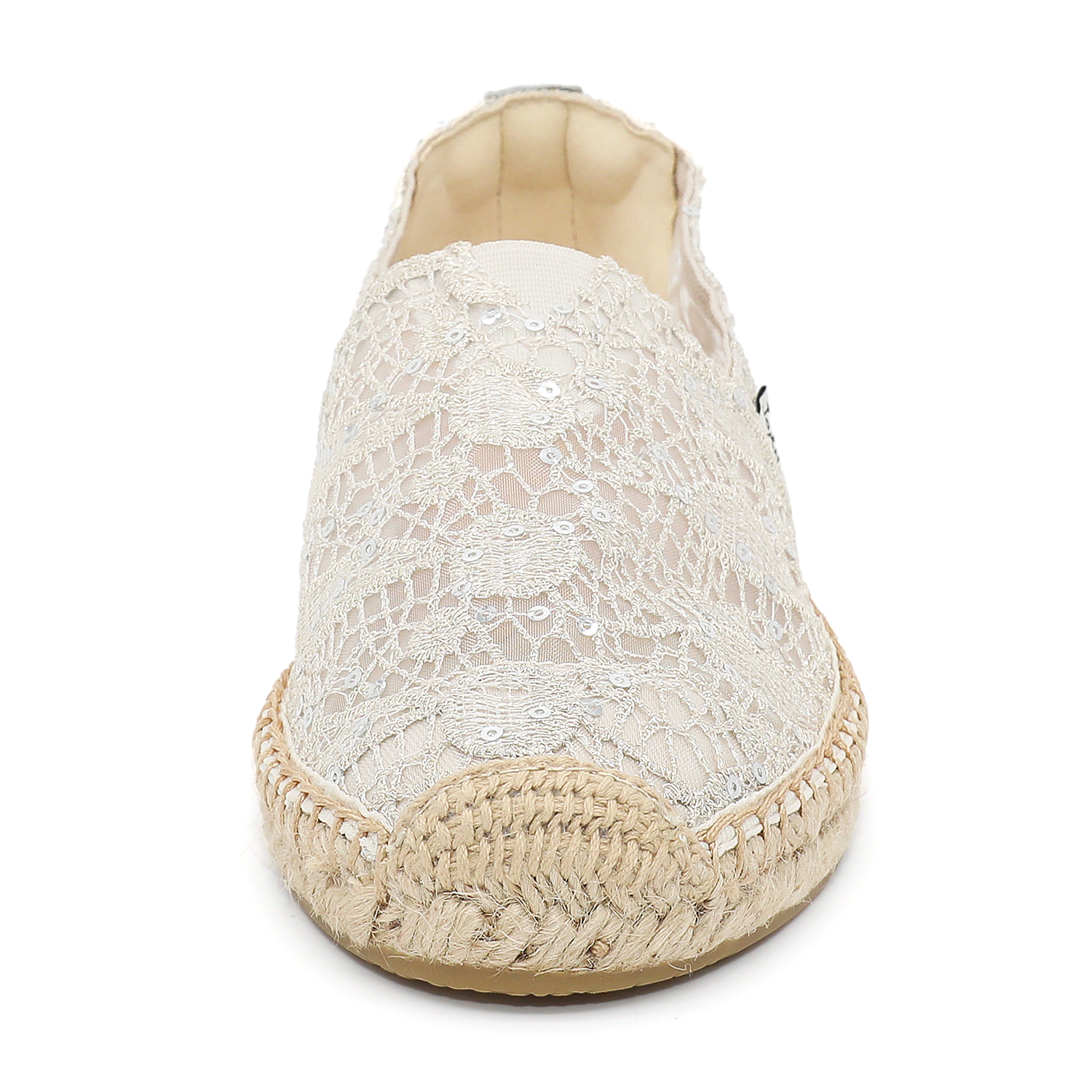 JOY&MARIO Handmade Women’s Slip-On Espadrille Mesh Loafers Flats in Black-A01961W JOYANDMARIO