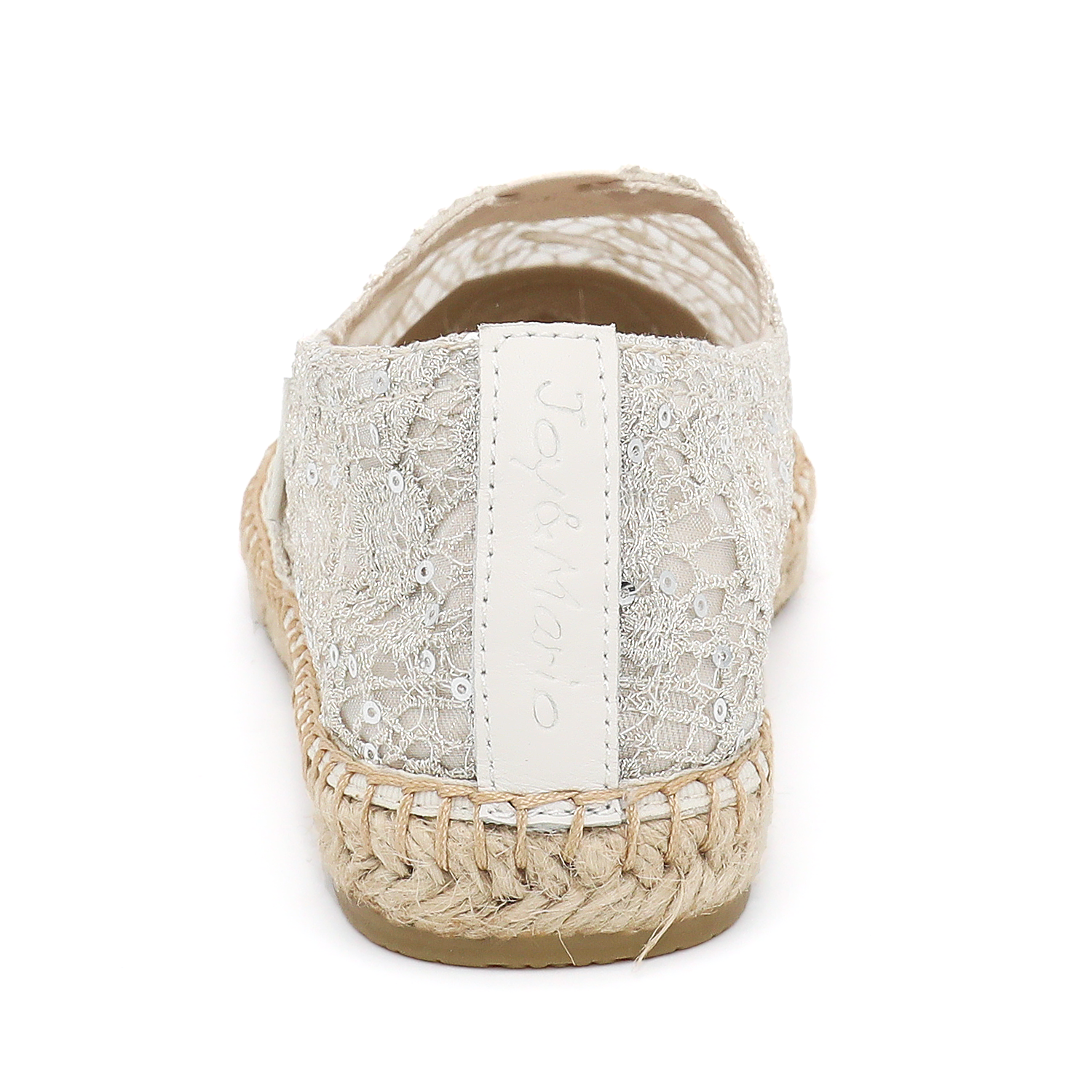 JOY&MARIO Handmade Women’s Slip-On Espadrille Mesh Loafers Flats in Black-A01961W JOYANDMARIO