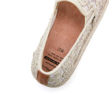 Load image into Gallery viewer, JOY&amp;MARIO Handmade Women’s Slip-On Espadrille Mesh Loafers Wedges 86179W Ivory