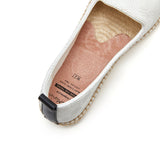 Load image into Gallery viewer, JOY&amp;MARIO Handmade Women’s Slip-On Espadrille Action Leather Flats in Beige-05323W