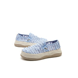 Load image into Gallery viewer, JOY&amp;MARIO Women’s Slip-On Mesh Loafers in Blue-87295W
