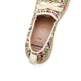 Load image into Gallery viewer, JOY&amp;MARIO Handmade Women’s Slip-On Espadrille Fabric Loafers in Ivory-05350W