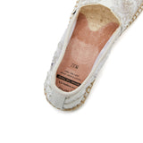 Handmade Women’s Slip-On Espadrille Sequin Mesh Loafers in Pink-05328W