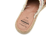 Load image into Gallery viewer, JOY&amp;MARIO Handmade Women&#39;s Fabric Espadrilles Sandal 05386W Khaki