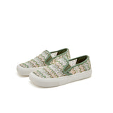 Load image into Gallery viewer, JOY&amp;MARIO Women’s Slip-On Mesh Loafers in Green-65275W