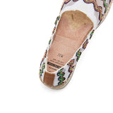 Load image into Gallery viewer, JOY&amp;MARIO Handmade Women’s Slip-On Espadrille Mesh Loafers Platform Shoes 51505W Green